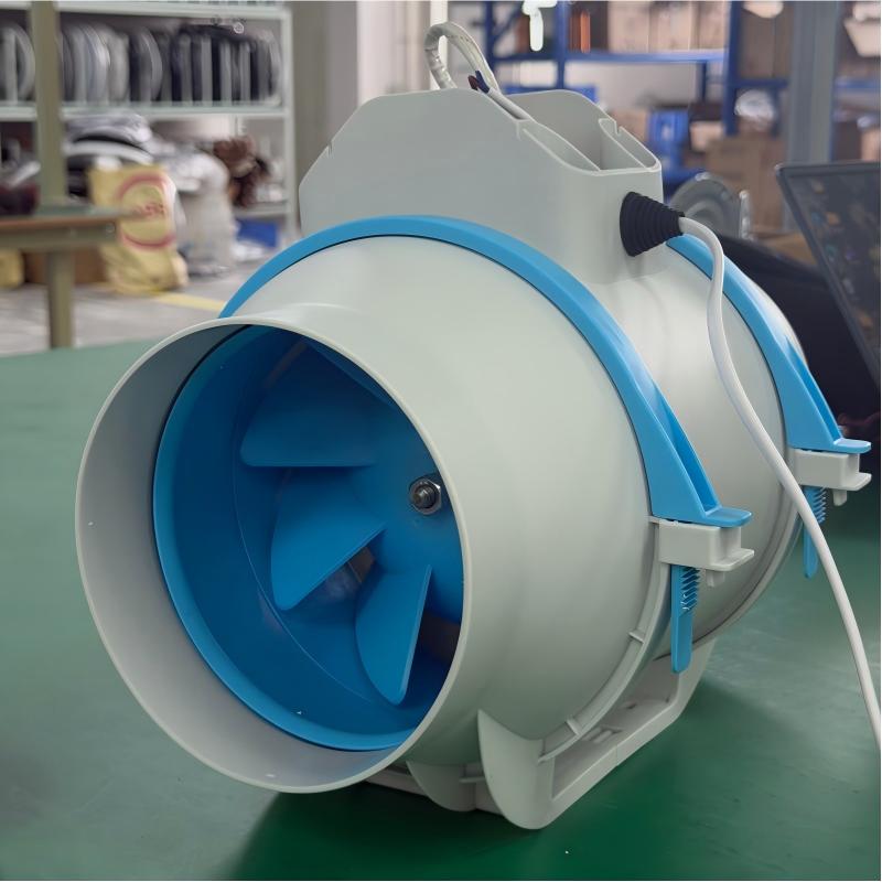 Custom High-Speed BLDC Motors And Control Power Supply for Mixed-Flow Inline Fans